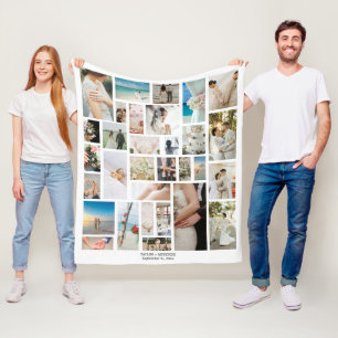 Couverture Polaire Concevez votre propre photo personnalisée personna