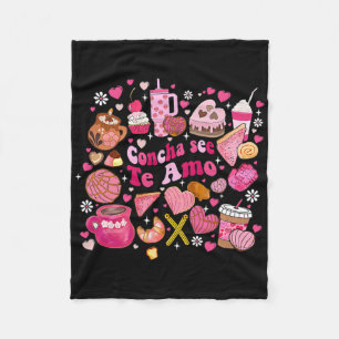 Couverture Polaire Concha See Te Amo Cafecito Chism Mexicain Saint-Va