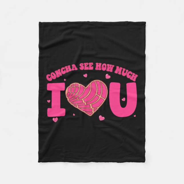 Couverture Polaire Concha Voyez Combien Je T'Aime Concha Valentine Co (Devant)
