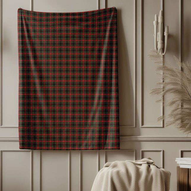 Couverture Polaire Confort traditionnel de Noël Tartan (Traditional Tartan Christmas Festive Comfort Fleece Blanket)