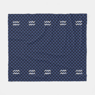 Couverture Polaire Connexion Aquarius en fibre de carbone bleue