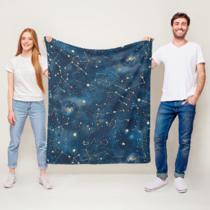 Couverture Polaire Constellation céleste - Nuit étoilée (6)
