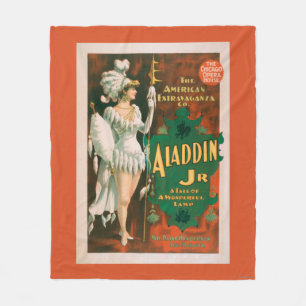 Couverture Polaire Conte de Jr. d'Aladdin d'un théâtre merveilleux