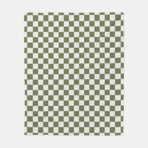 Couverture Polaire Contrôle du tableau de bord du Motif Olive Green À