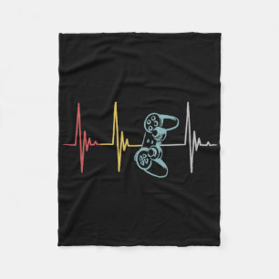 Couverture Polaire Contrôleur Heartbeat Gamer Pour Ga Multijoueur Ner