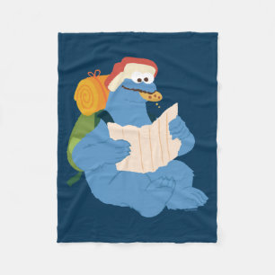 Couverture Polaire Cookies Monster Lire Une Carte