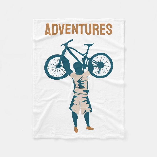 Couverture Polaire Cool Biker - Aventures (Devant)
