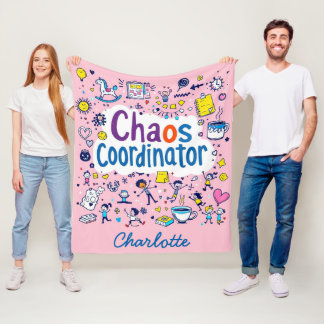 Couverture Polaire Coordinateur du chaos | Mignonne Drôle cadeau de l