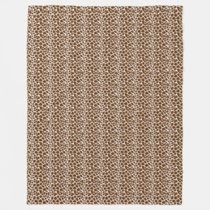Couverture Polaire Copie Brown de girafe