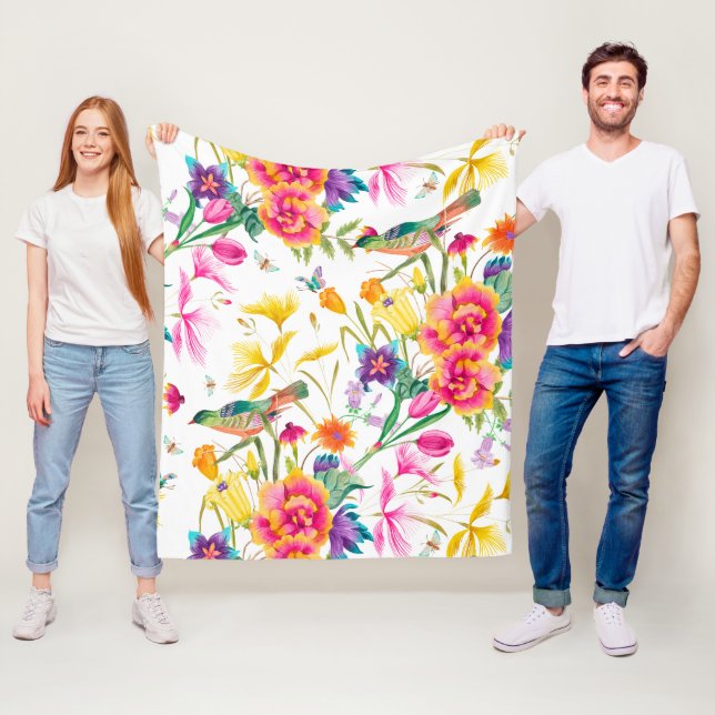 Couverture Polaire Copie colorée audacieuse d'été (En situation)