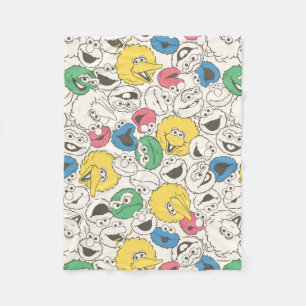 Couverture Polaire Coprotagonistes de 1, rue Sésame   Motif principal