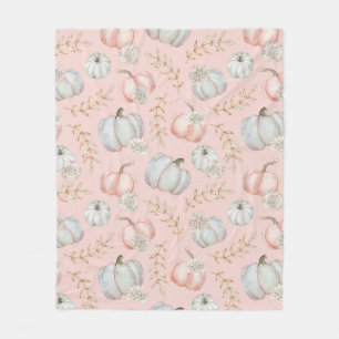 Couverture Polaire Coquette de chute rose