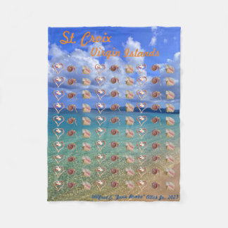 Couverture Polaire Coquille de conc Sculpture Blanche en polaire