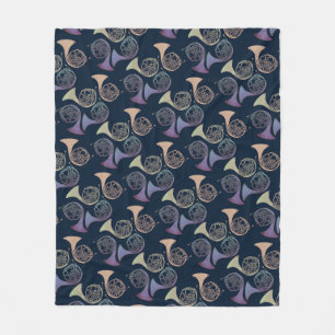 Couverture Polaire Cor d'harmonie Art conceptions adorables de cor d'