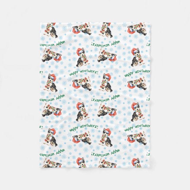 Couverture Polaire Costaud heureux de Howlidays (Devant)