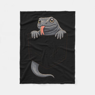 Couverture Polaire Costume de dragon de Komodo Reptile Lézard Hallowe