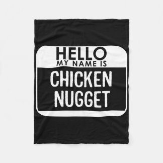 Couverture Polaire Costume de poulet Nugget amusant Dernière minute f