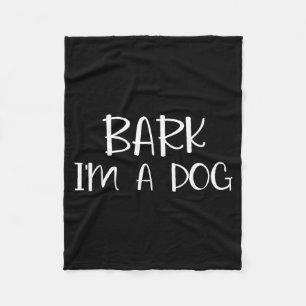 Couverture Polaire Costume d'Halloween paresseux Bark Im A Dog