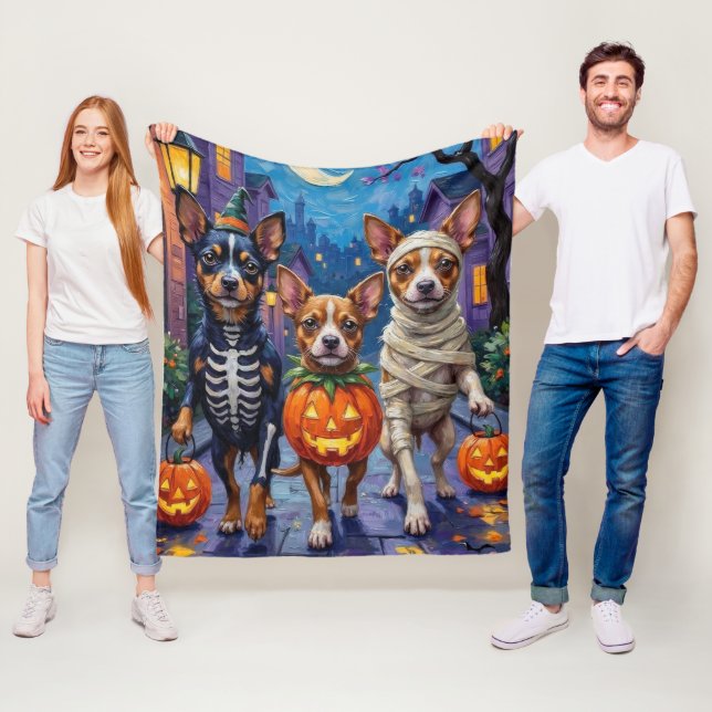 Couverture Polaire Costumes d'Halloween japonais à la broche ou à la  (En situation)