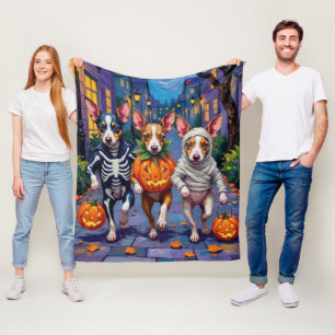 Couverture Polaire Costumes d'Halloween pour Rat Terrier pour l'activ