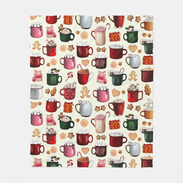 Couverture Polaire Cosy cacao chaud Cabine et soins d'hiver (Devant)