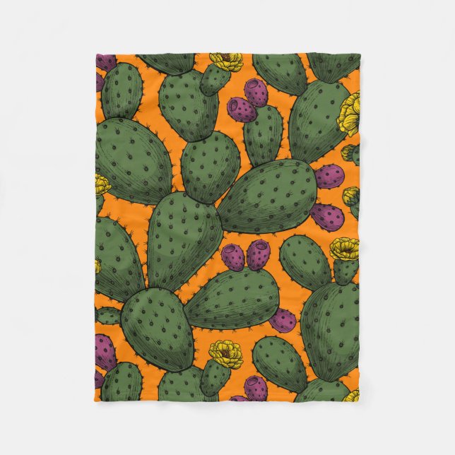 Couverture Polaire coucher de soleil du désert (Devant)