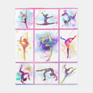COUVERTURE POLAIRE COULEUR D'EAU GYMNASTIQUE