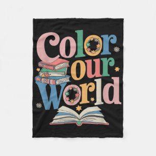 Couverture Polaire Couleur Notre Monde Lecture Été 2025 Créativité Wi