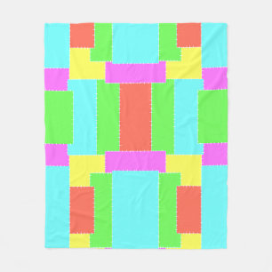 Couverture Polaire Couleur pointillée