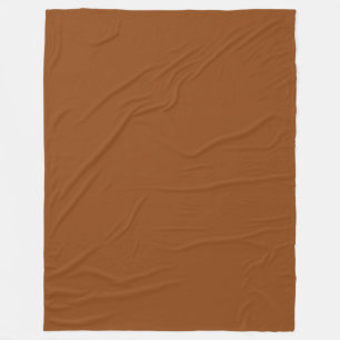 Couverture Polaire Couleur solide : Brown