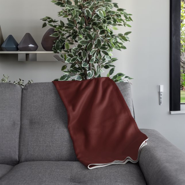 Couverture Polaire Couleur solide personnalisée (Créateur téléchargé)