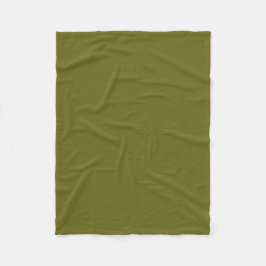 Couverture Polaire Couleur verte Moss