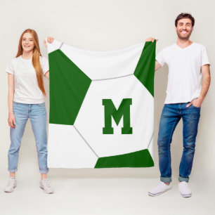 Couverture Polaire couleur verte ou N'IMPORTE QUEL club de football p