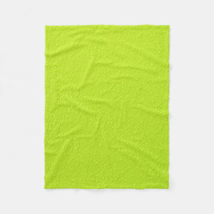 Couverture Polaire Couleurs à la mode au néon lumineuses de vert de