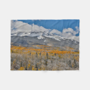 Couverture Polaire Couleurs d'automne des peupliers trembles & Mon