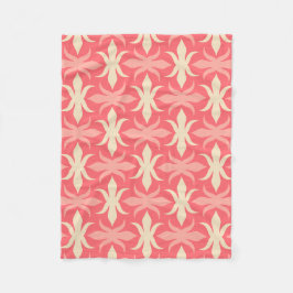 Couverture Polaire Couleurs rétro motifs géométriques les années 70