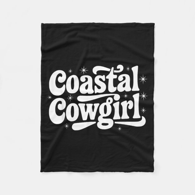 Couverture Polaire Country Western Quote Saying Gift Summer Coastal C (Devant)