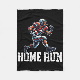 Couverture Polaire Coup de circuit Funny Baseball Football Mash-up