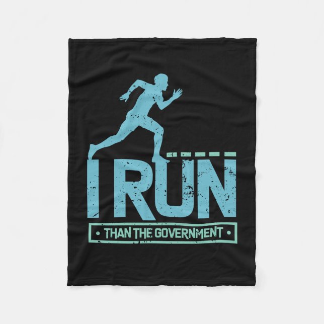 Couverture Polaire Courir Marathon Sport Cadeau (Devant)
