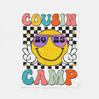 Couverture Polaire Cousin Camp 2025 Vacances familiales Été Campi pou