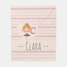 Coussin Blush Rose Ballerine Monogramme C