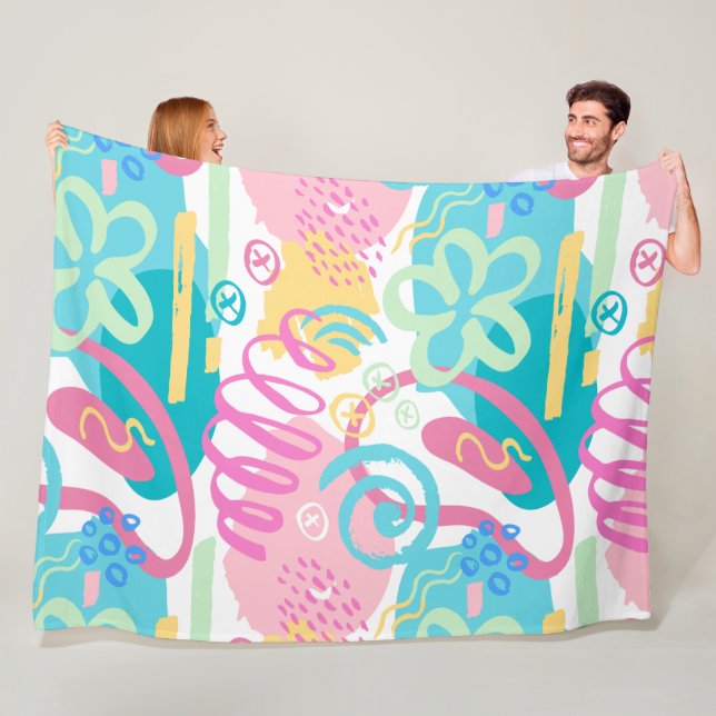 Couverture Polaire -Couverture en polaire, 60 po x 80 po (En situation)