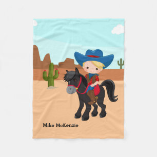 Couverture Polaire Cowboy