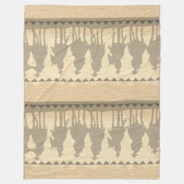 Couverture Polaire Cowboys western roundup fleece Throw Blanket 50x60