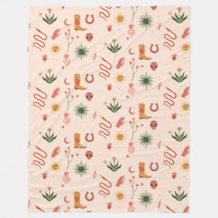 Couverture Polaire Cowgirl cosmic