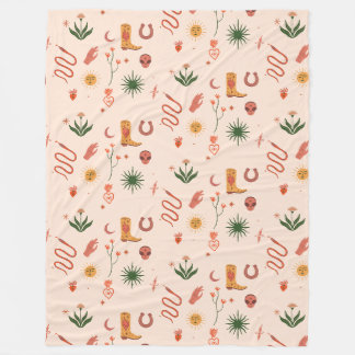 Couverture Polaire Cowgirl cosmic