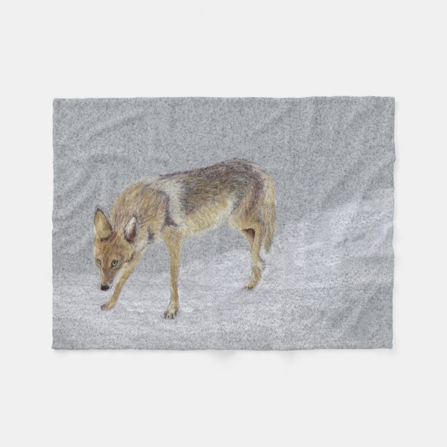 Couverture Polaire Coyote (Devant (Horizontal))