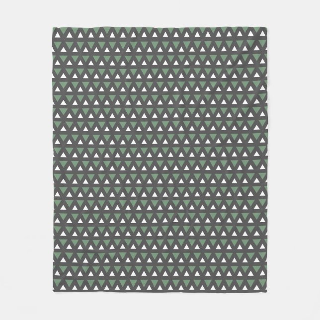 Couverture Polaire Cozy Fleece Blanket  Modern Geometric Pattern (Devant)