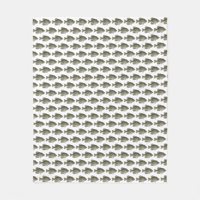 Couverture Polaire Crappie noire (Devant)