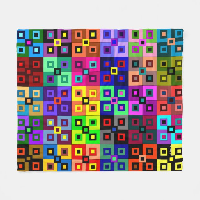 Couverture Polaire Crazy Quilet Blanket (Devant (Horizontal))